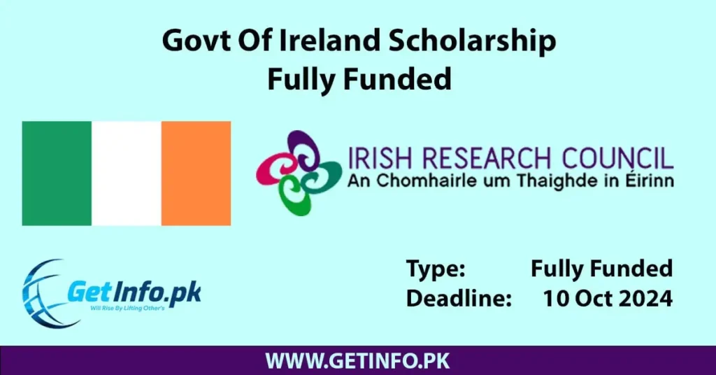 government of ireland postgraduate scholarship