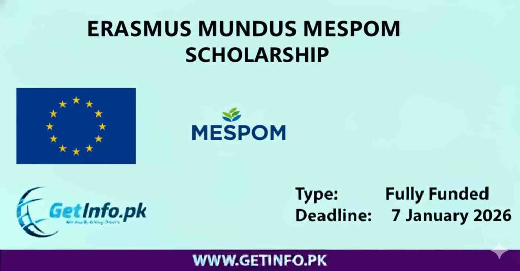 MESPOM Erasmundas scholarship