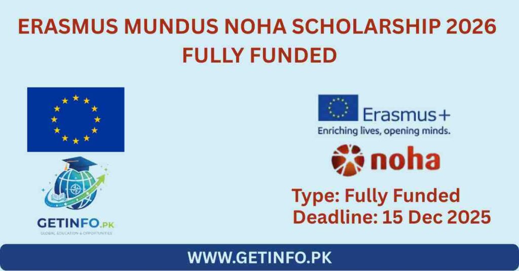 Erasmus Mundus Noha scholarship