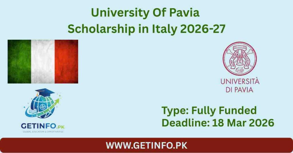 Pavia scholarship