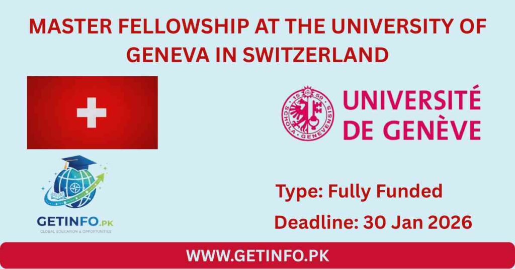 Scholarship in switzerland